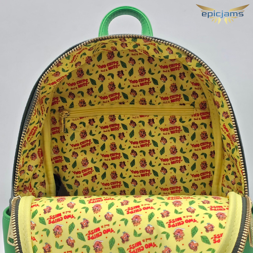 Loungefly Disney Treasures from the Vault Chip 'n' Dale - Chip Mini Backpack New - Picture 9 of 10